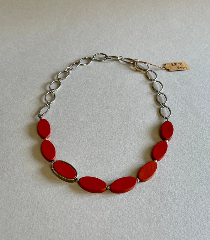 Red Jasper Necklace by Angela Learoyd