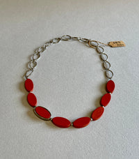 Red Jasper Necklace by Angela Learoyd