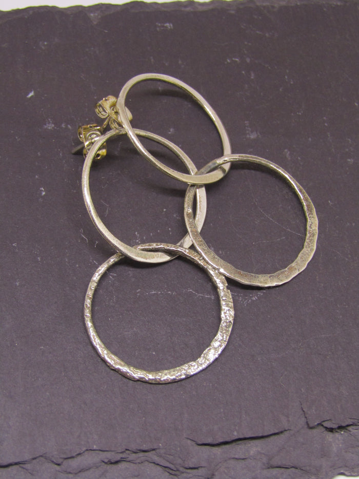 Silver Earrings by Chris Lewis