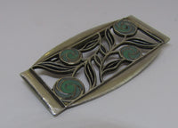 Green And Silver Brooch By Jess Lelong