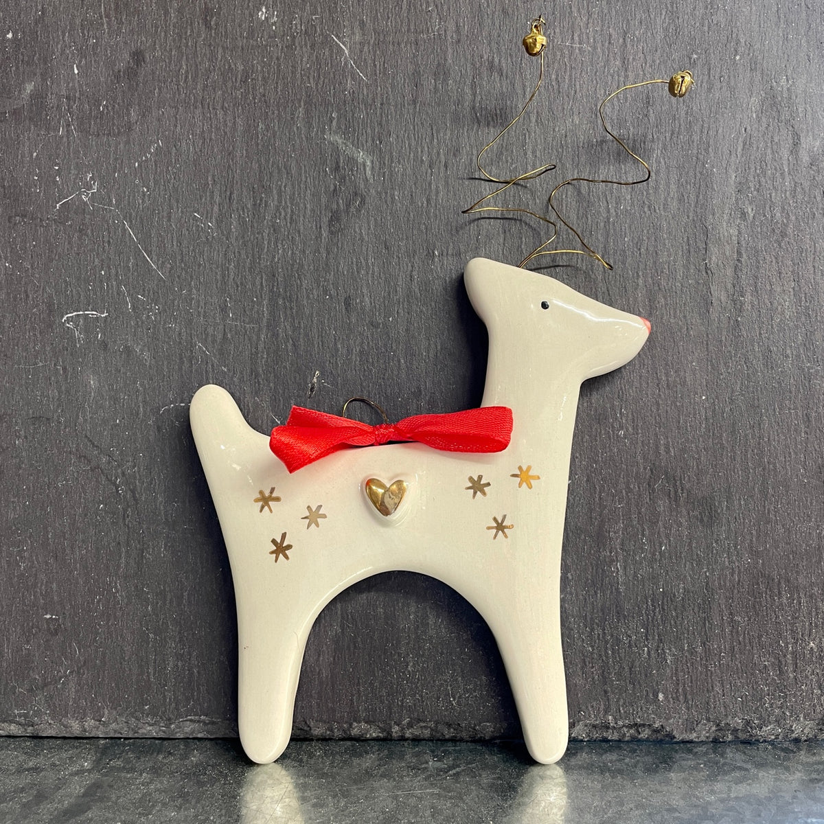 Ceramic Reindeer by Sophie Court