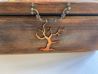 Large Wooden Jewellery / Keepsake Box by Monika Maksym featuring Mark Duffin Artwork