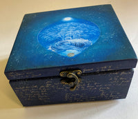 Wooden Jewellery / Tea Box by Monika Maksym featuring Mark Duffin Artwork