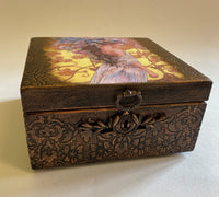 Wooden Jewellery / Tea Box by Monika Maksym featuring Ed Org Artwork