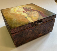 Wooden Jewellery / Tea Box by Monika Maksym featuring Ed Org Artwork