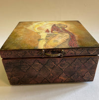 Wooden Jewellery / Tea Box by Monika Maksym featuring Ed Org Artwork
