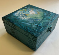 Wooden Jewellery / Tea Box by Monika Maksym featuring Ed Org Artwork