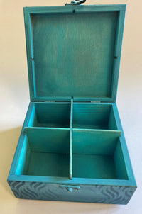 Wooden Jewellery / Tea Box by Monika Maksym featuring Ed Org Artwork