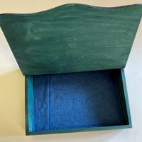 Wooden Bureau / Jewellery Box by Monika Maksym featuring Ed Org Artwork