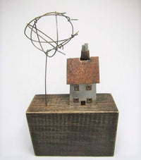 House and Wire Tree by Sarah Jane Brown