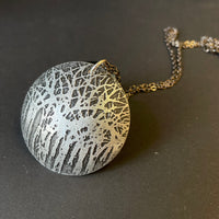 Trees Aluminium Pendant by Anna Roebuck