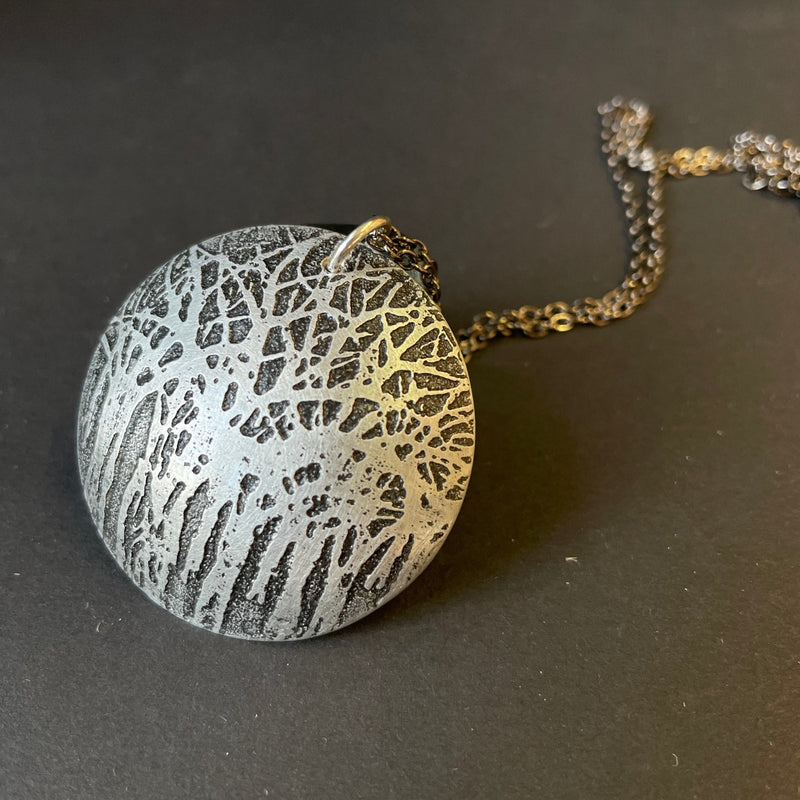 Trees Aluminium Pendant by Anna Roebuck