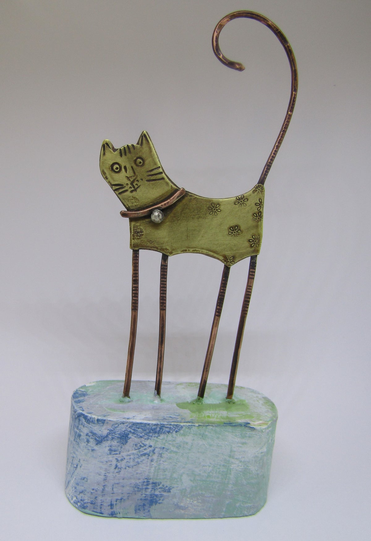 Brass Cat by Frances Noon