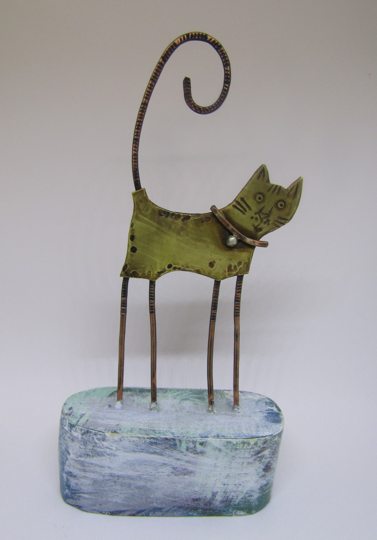 Brass Cat by Frances Noon