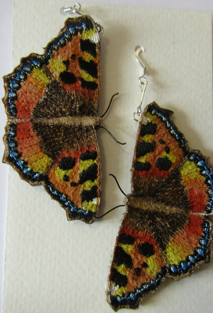 Tortoiseshell Butterfly Earrings by Vikki Lafford Garside
