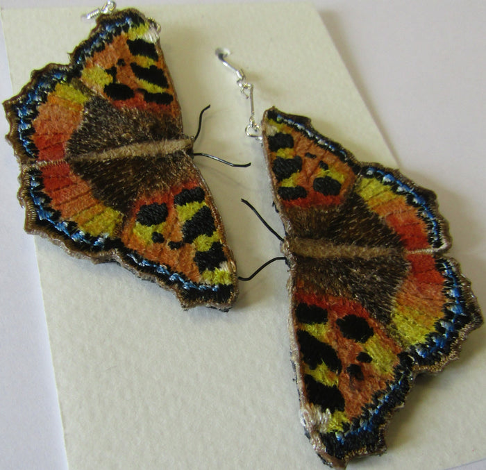 Tortoiseshell Butterfly Earrings by Vikki Lafford Garside