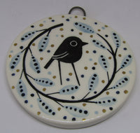 ceramic tile with lustre by Karen Risby