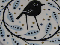 ceramic tile with lustre by Karen Risby