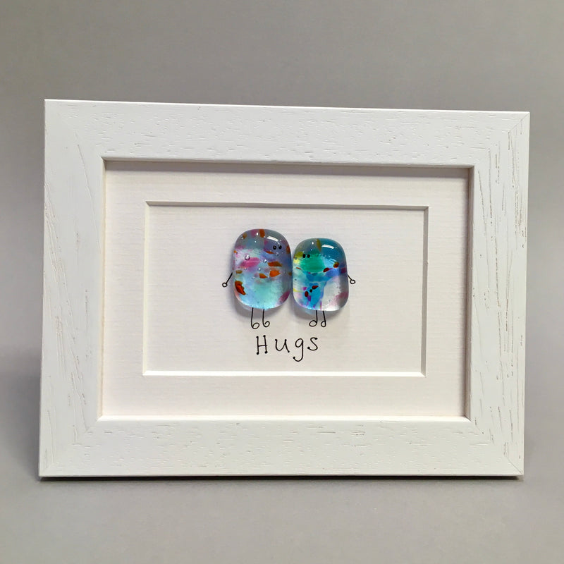 Hugs PP- Fused Glass and Illustration