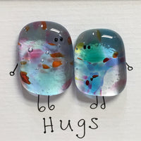 Hugs PP- Fused Glass and Illustration