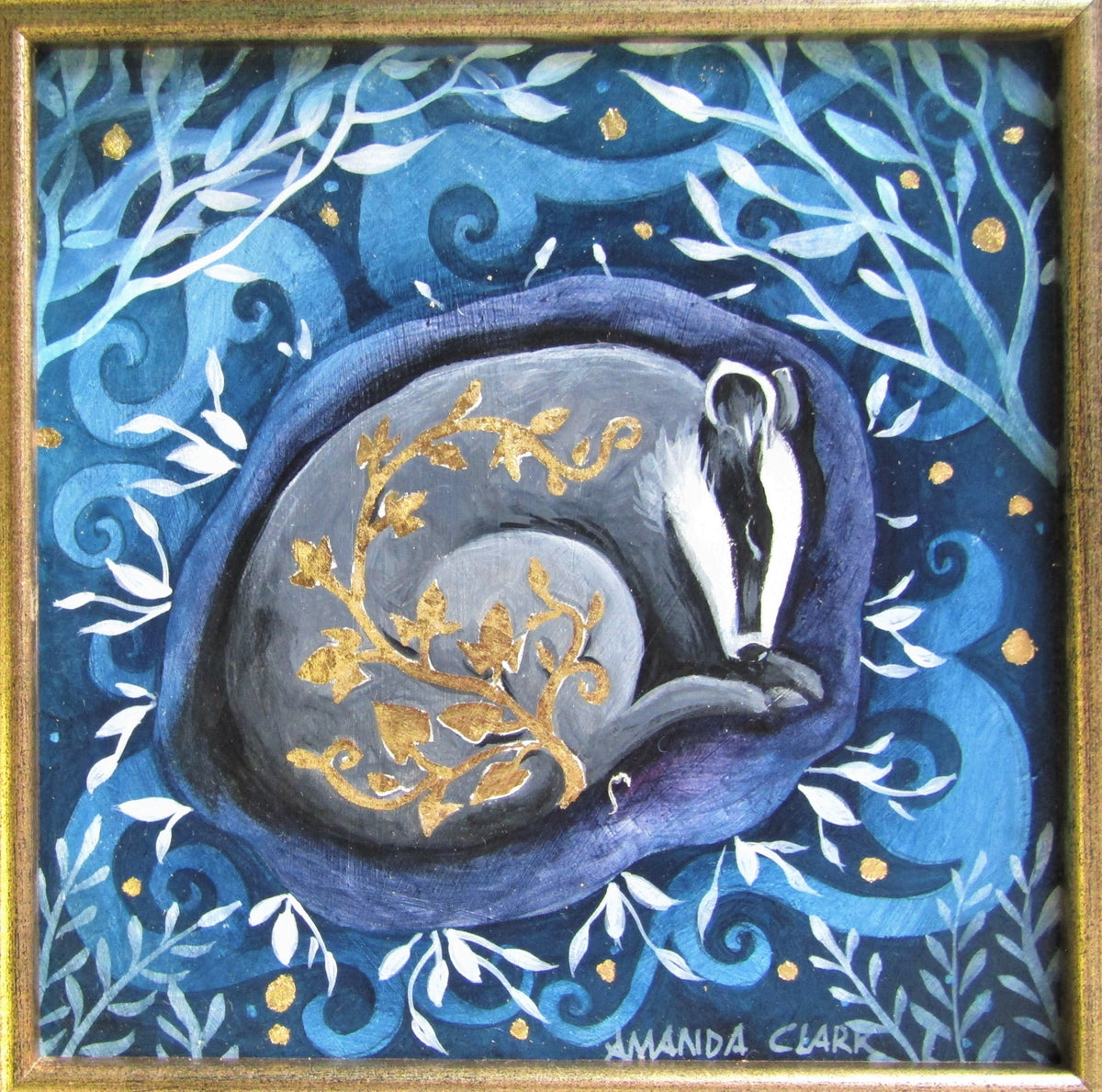 The Sleeping Badger by Amanda Clark