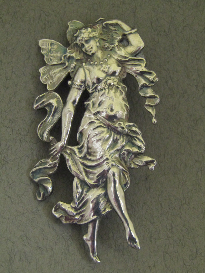Art Nouveau Fairy Brooch by Jess Lelong