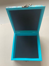 Square Jewellery / Trinket Box by Monika Maksym featuring Artwork by Ed Org (MM63)