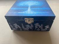 4 Compartment Tea / Jewellery / Trinket Box by Monika Maksym featuring Artwork by Mark Duffin (MM65)