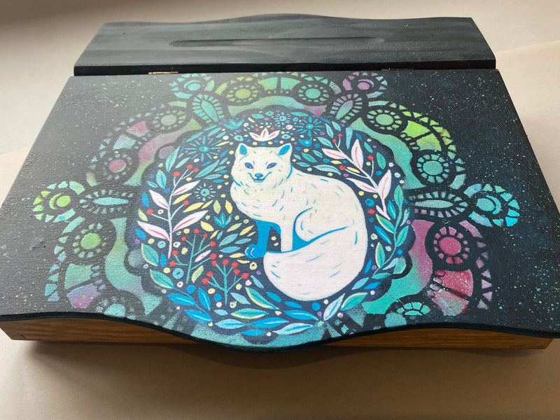 Writing Bureau / Jewellery / Trinket Box by Monika Maksym featuring Artwork by Kae Winter (MM79)