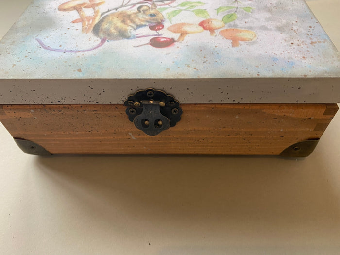 12 Compartment Tea / Jewellery / Trinket Box by Monika Maksym featuring Artwork by Sally Leggatt (MM81)