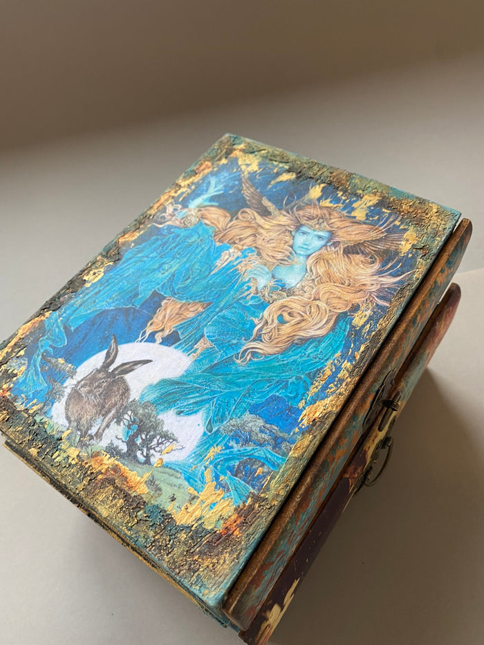 Faux Book Jewellery / Trinket Drawers by Monika Maksym featuring Artwork by Ed Org (MM83)