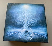 Square Jewellery / Trinket Box by Monika Maksym featuring Artwork by Mark Duffin (MM88)