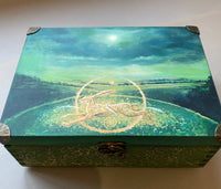 6 Compartment Tea / Jewellery / Trinket Box by Monika Maksym featuring Artwork by Mark Duffin (MM92)