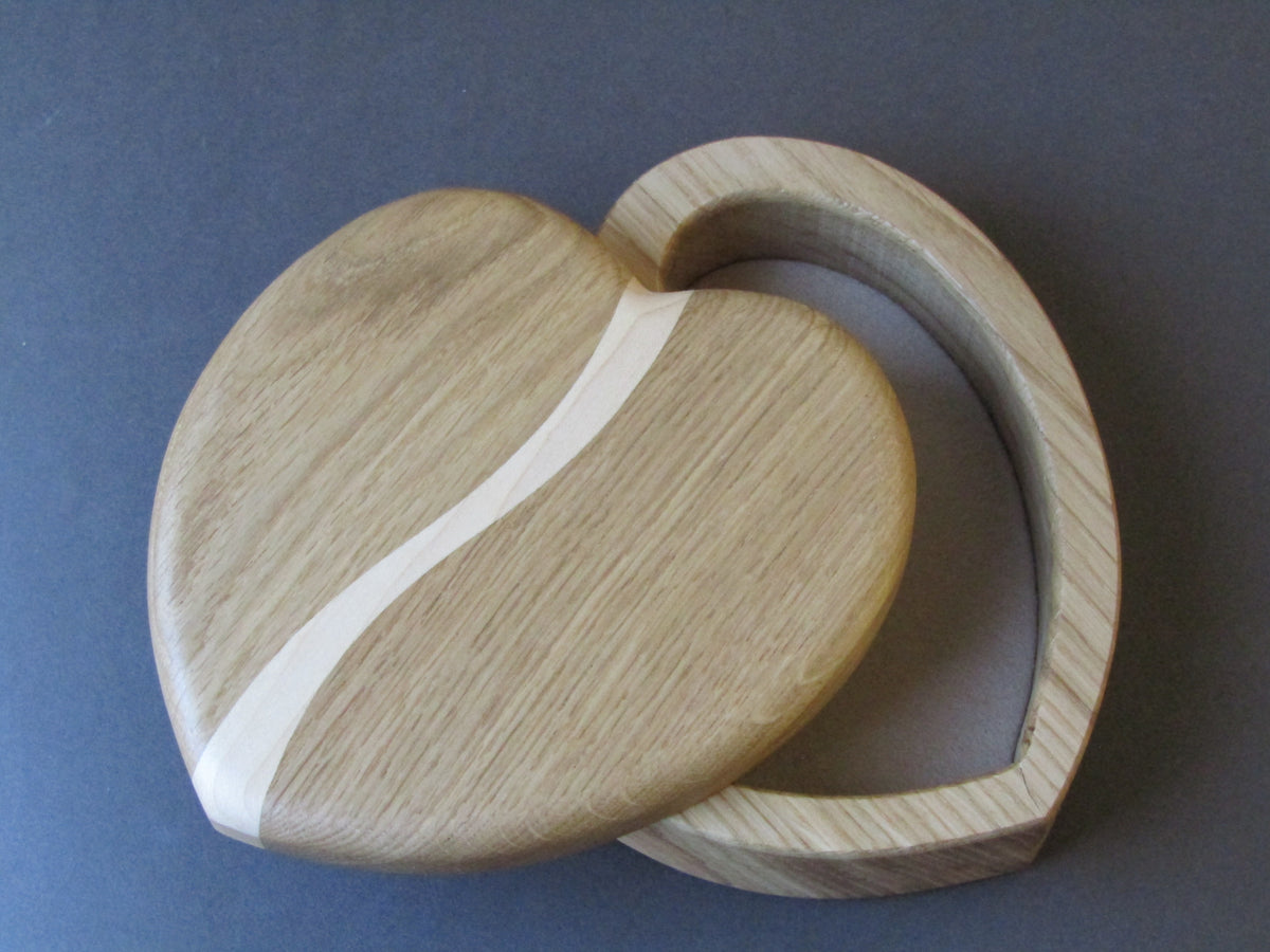 Wooden Heartfelt Box by Martin Stephenson