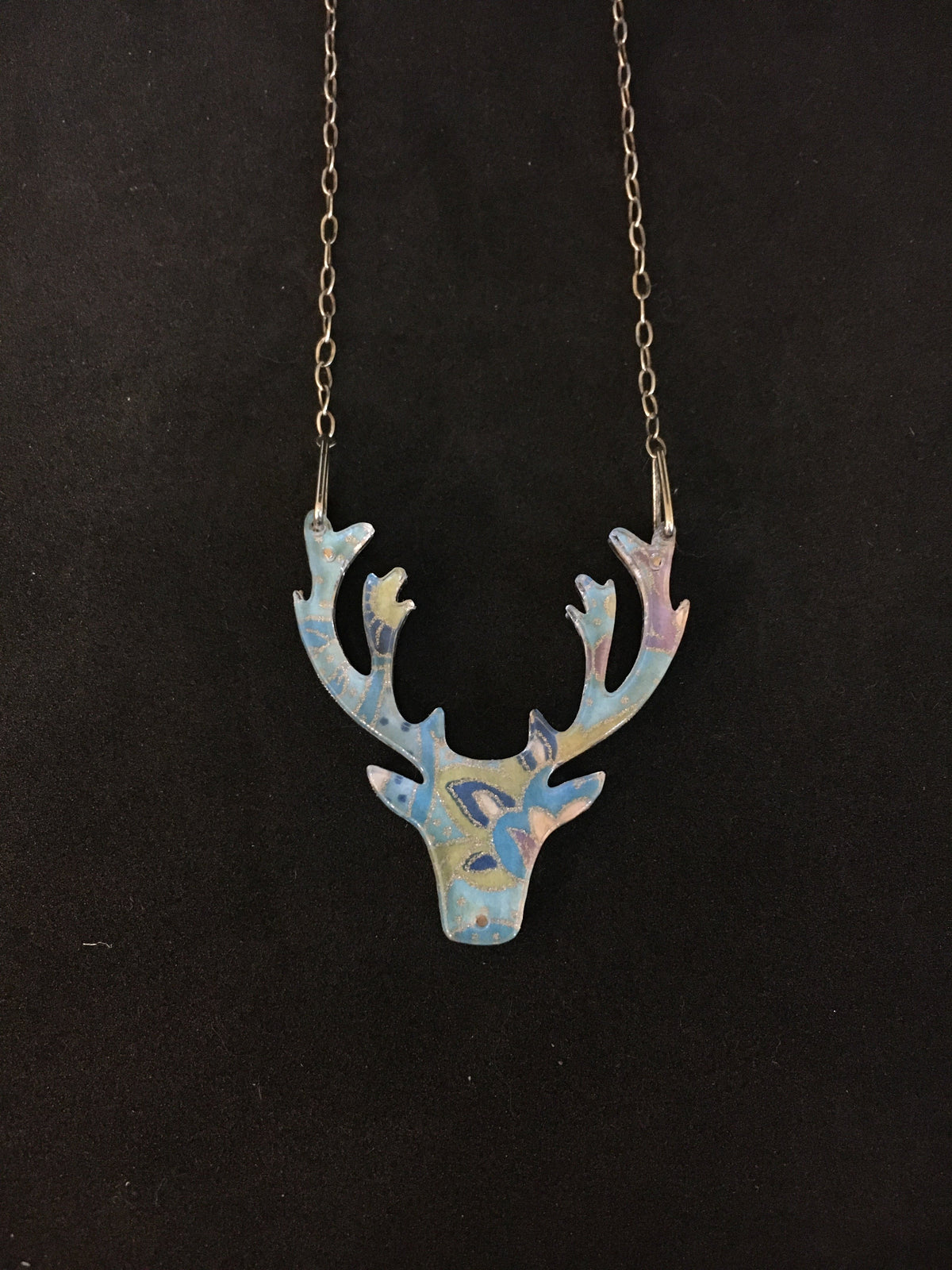 Stag Design Reversible Necklace by Sophie Court