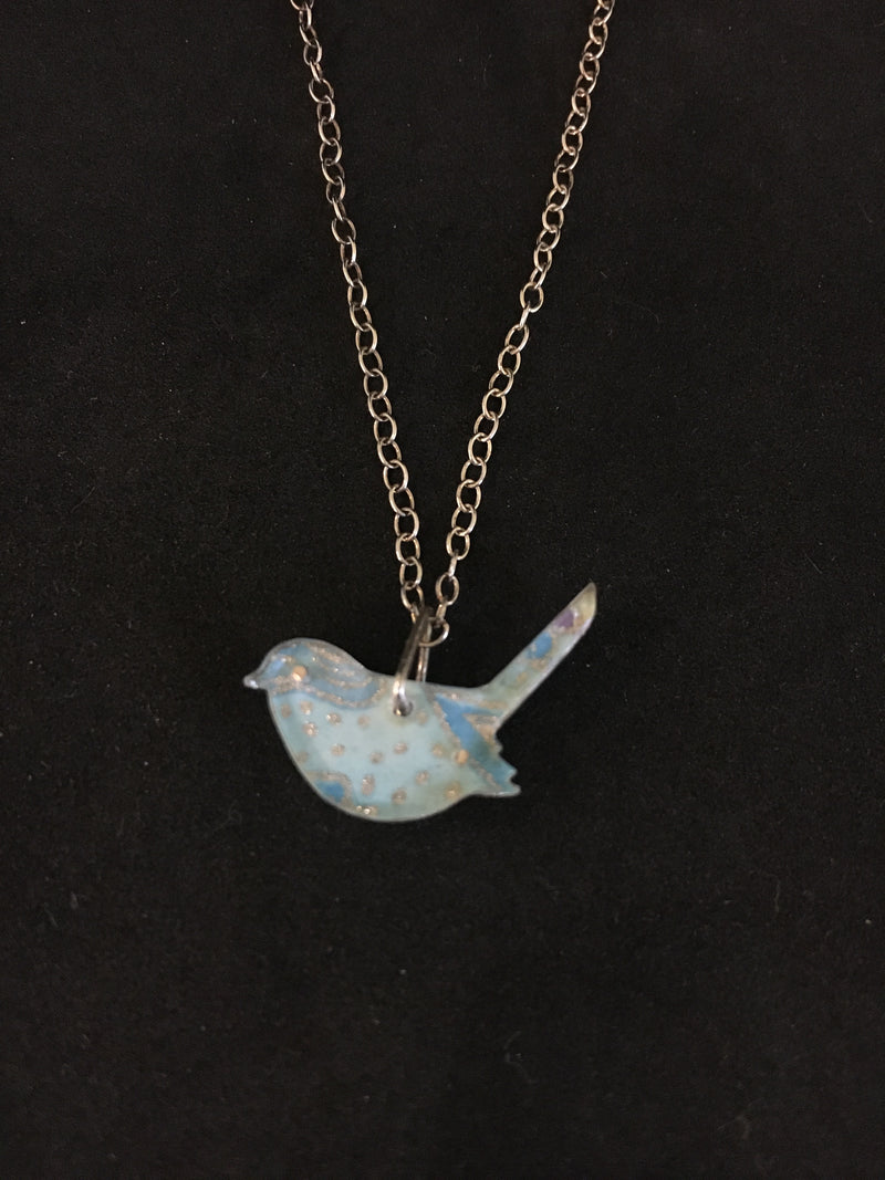 Bird Design Reversible Necklace By Sophie Court