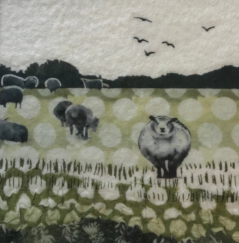 Sheep & Birds by Lindsey Tyson