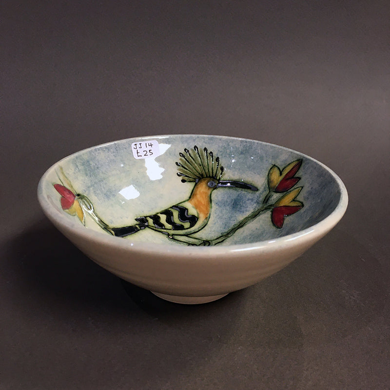 Small Hoopoe Bowl by Jeanne Jackson