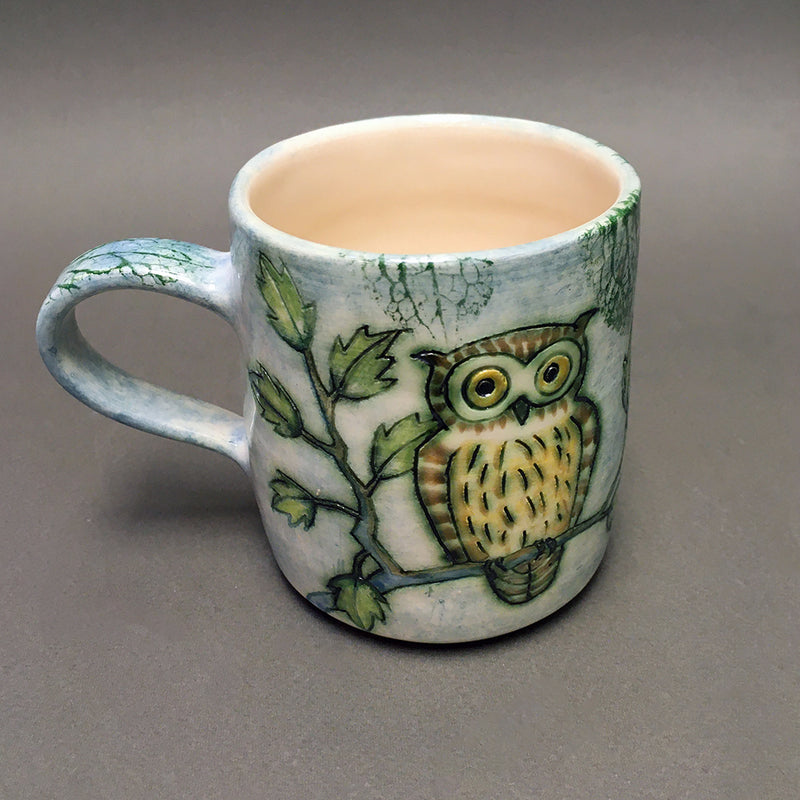 Owl Mug by Jeanne Jackson