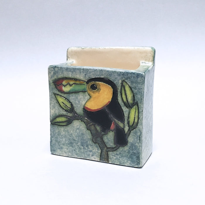 Toucan Business Card Holder by Jeanne Jackson