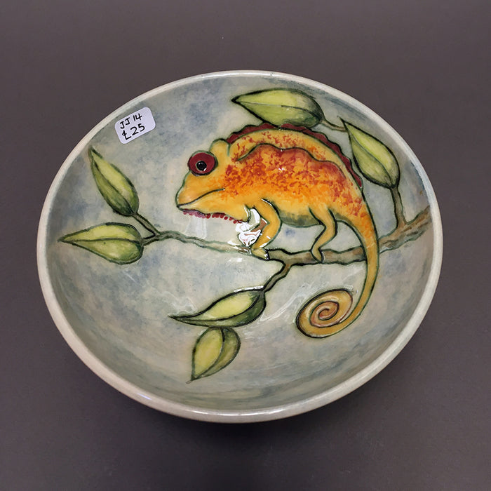 Small Chameleon Bowl by Jeanne Jackson