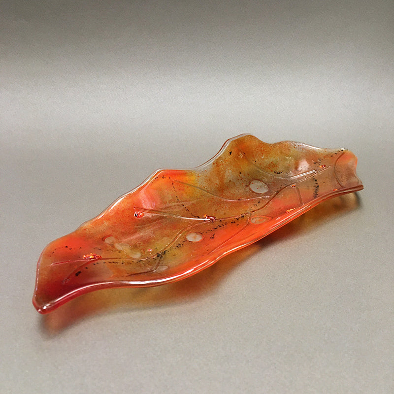 Autumn Leaf Dish I by Judith Berger