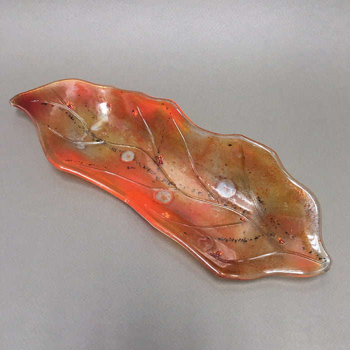 Autumn Leaf Dish I by Judith Berger