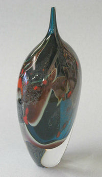 Hand-blown glass form by Peter Layton