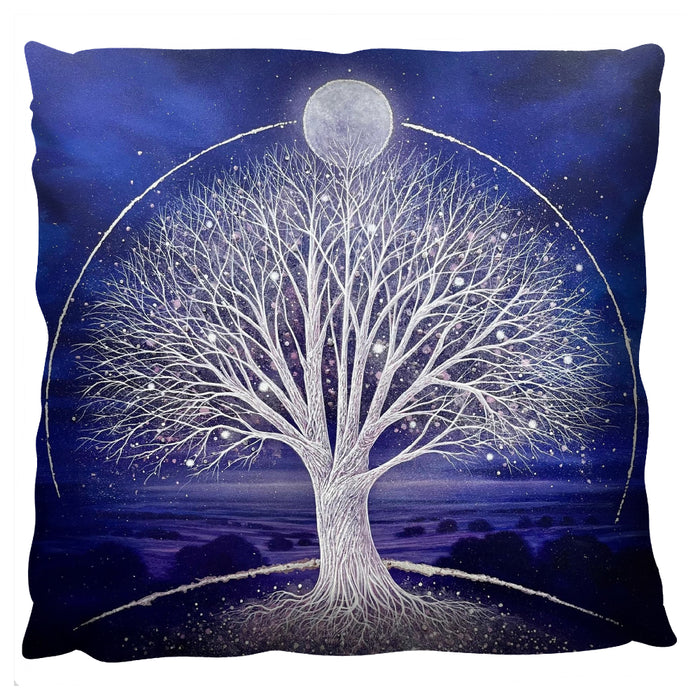 'Legacy' Faux Suede Cushion by Mark Duffin