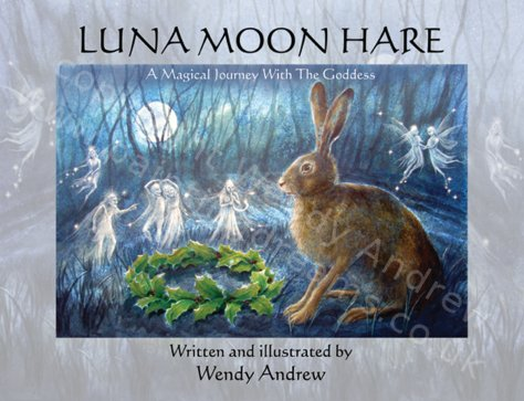 Luna Moon Hare by Wendy Andrew