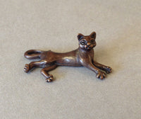 Miniature Lying Cat by David Meredith