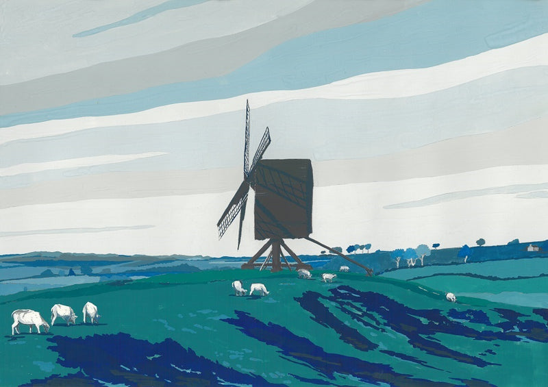 Brill Windmill by Mary Casserley