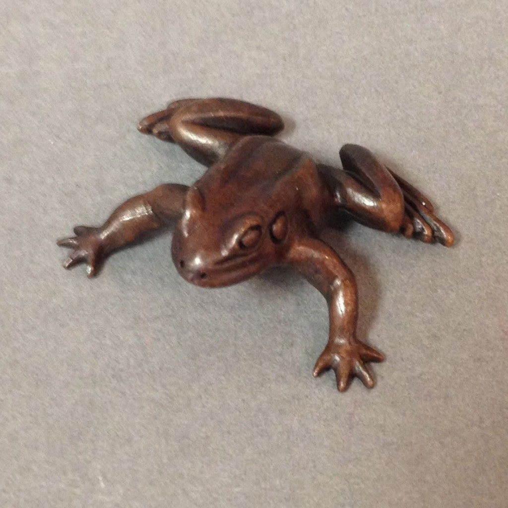 Miniature Bronze Frog by David Meredith
