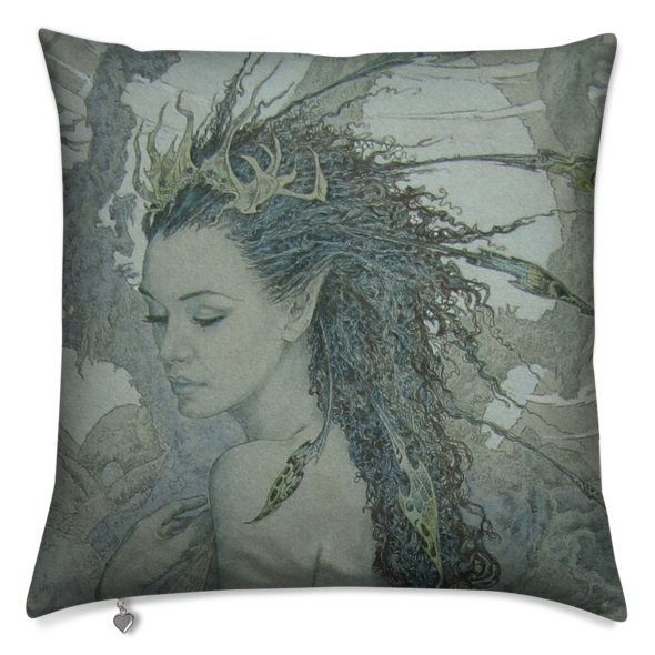 Moon Maiden Cushion by Ed Org – Obsidian Art